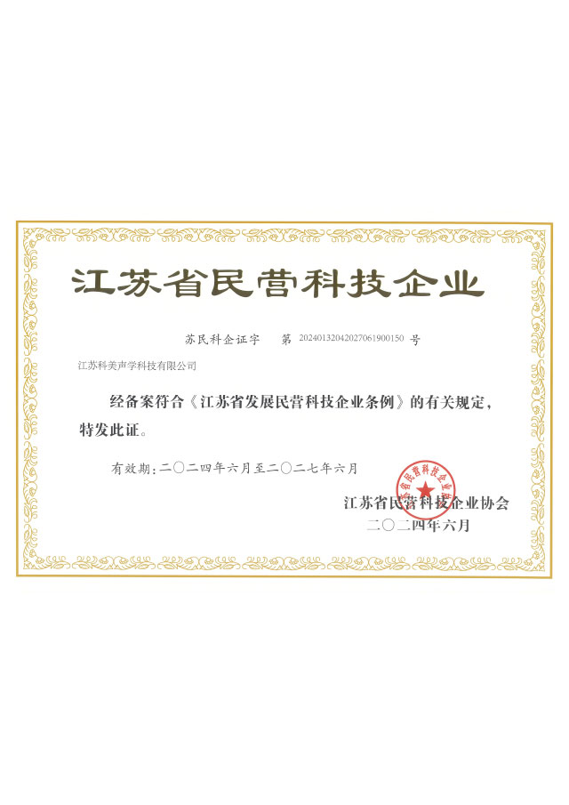 江(jiang)蘇省民(mín)營(ying)科(ke)技(ji)齊(qi)業
